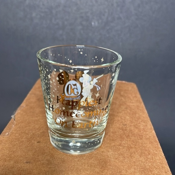DISNEYLAND 50 Years Gold Accent “Happiest Homecoming On Earth” Shot glass - Picture 6 of 10